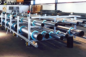 Pipe Supports | Multi-Trade Pipe Racking | MMS | Modular Mechanical Supports | a division of Eberl Iron Works, Inc. | | MMS | Modular Mechanical Supports | a division of Eberl Iron Works, Inc. | Buffalo, NY USA