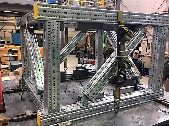 MIL-STD-810g Vibration Testing on Sikla siFramo Test Module | MMS | Modular Mechanical Supports, a division of Eberl Iron Works, Inc.